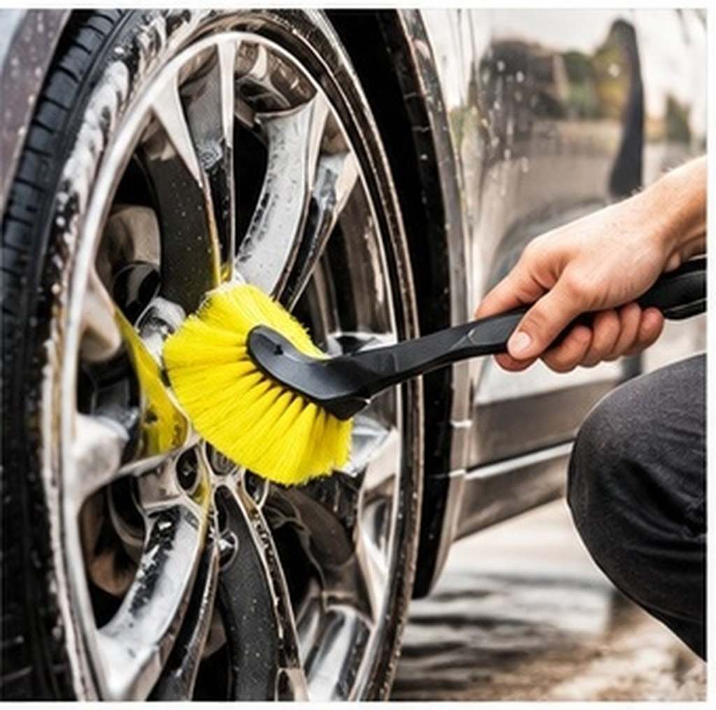 2Pcs Car Tire Brush Soft Brist - Dirt Brush Interior ulasan dan harga