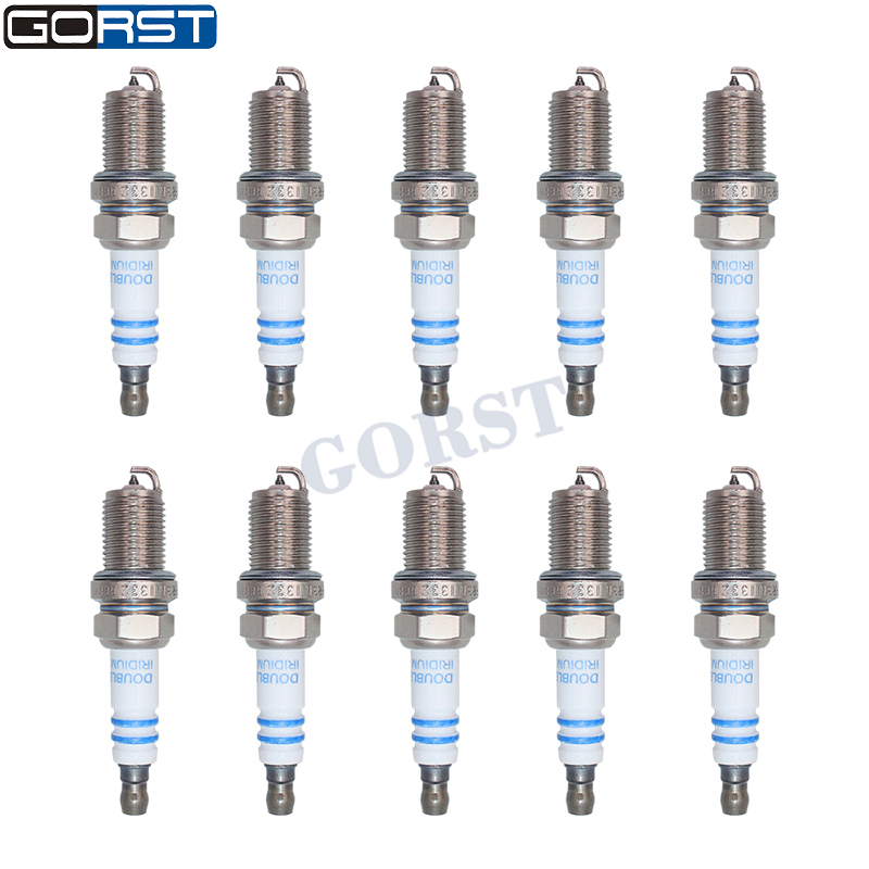 10Pcs M14x1.25 Double Iridium  - Bosch Spark Plug Iridium ulasan dan harga
